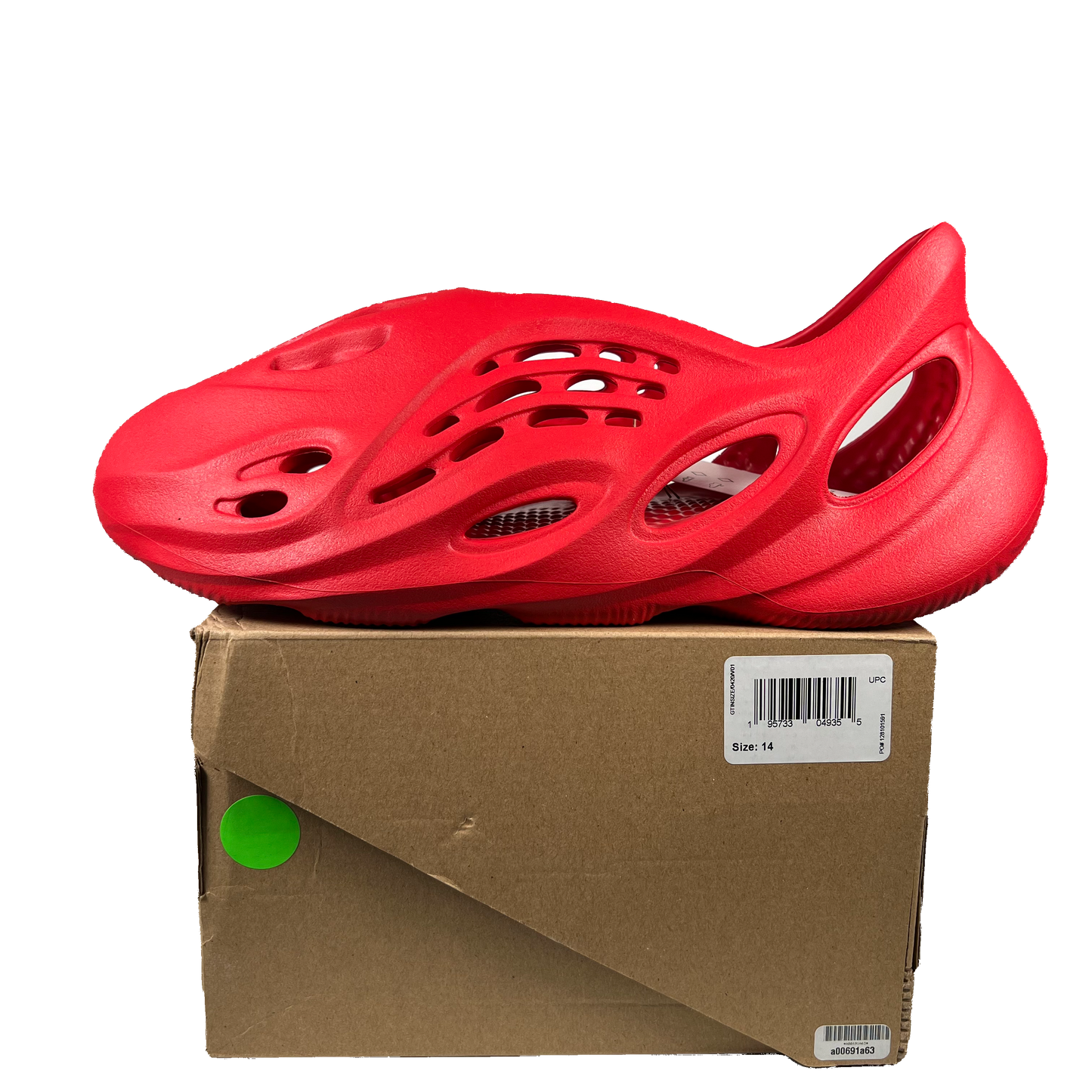 Yeezy Foam RNR Vermillion (2021) Size 14 NEW s19283