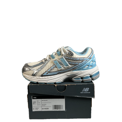 New Balance 1906R Silver Metallic Chrome Blue (2024) Size 5.5y USED s22884
