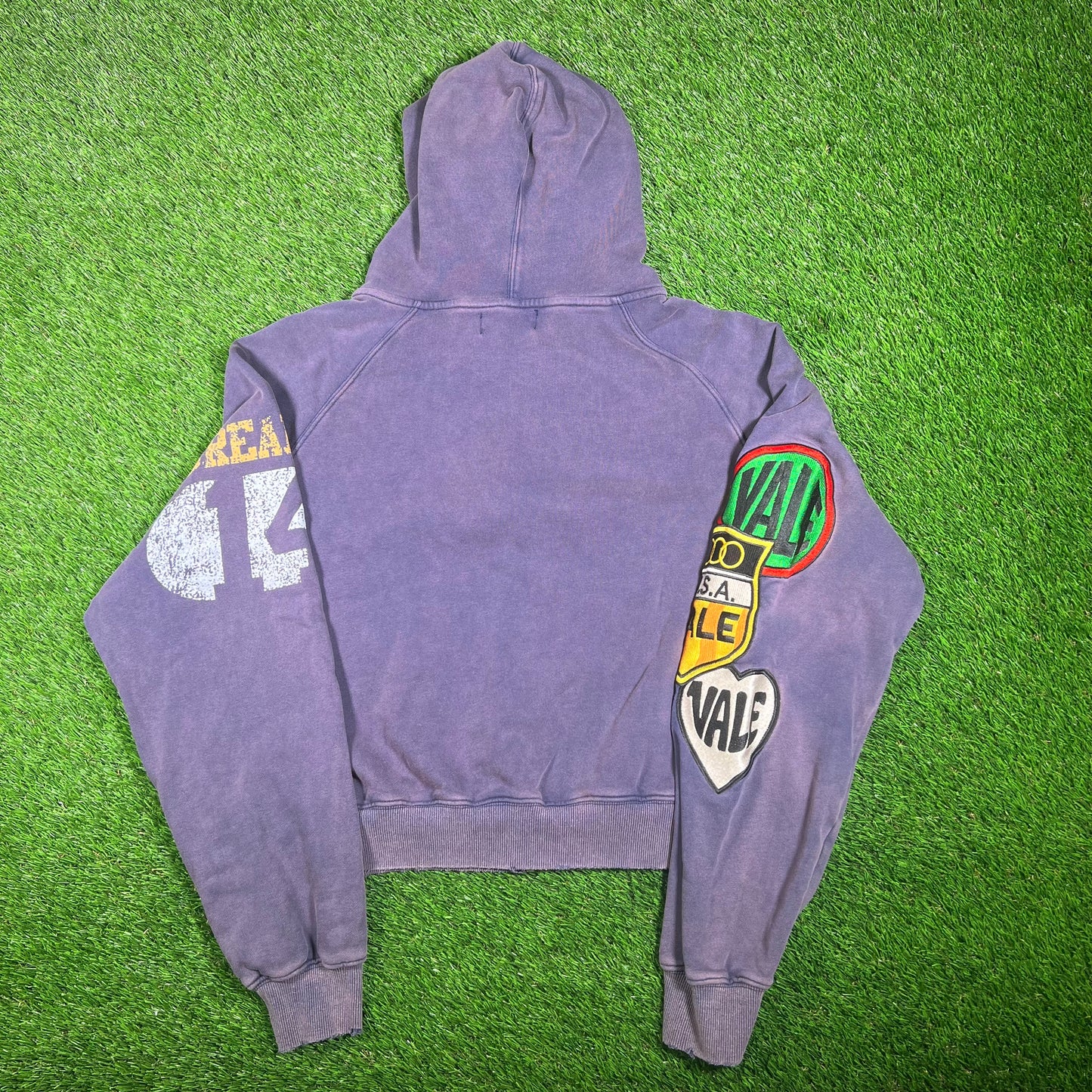Vale "Army of Dreams" Purple Full Zip Hoodie Size Medium USED x15427
