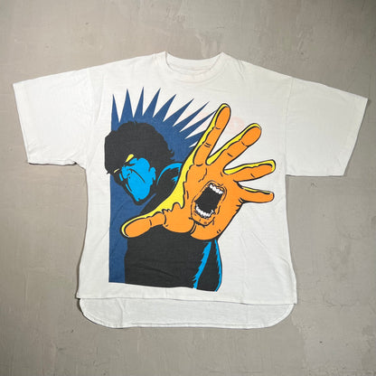 Outloud Hand With Mouth 1990s Tee Size Large USED v8665