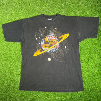 1996 Beatles Anthology 2 Black Tee Size XL USED v17665