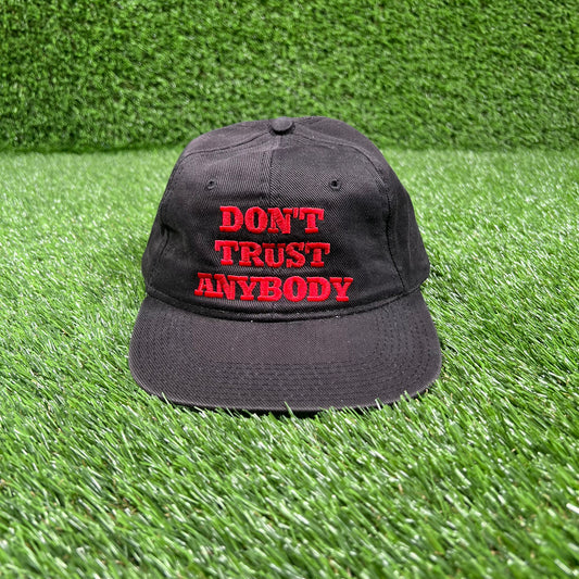 1990s Stone Cold Dont Trust Anybody Black Snapback USED v18092