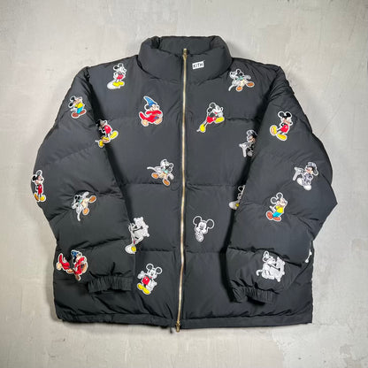 Kith Disney Killington Down Black Puffer Size XXL USED x18843