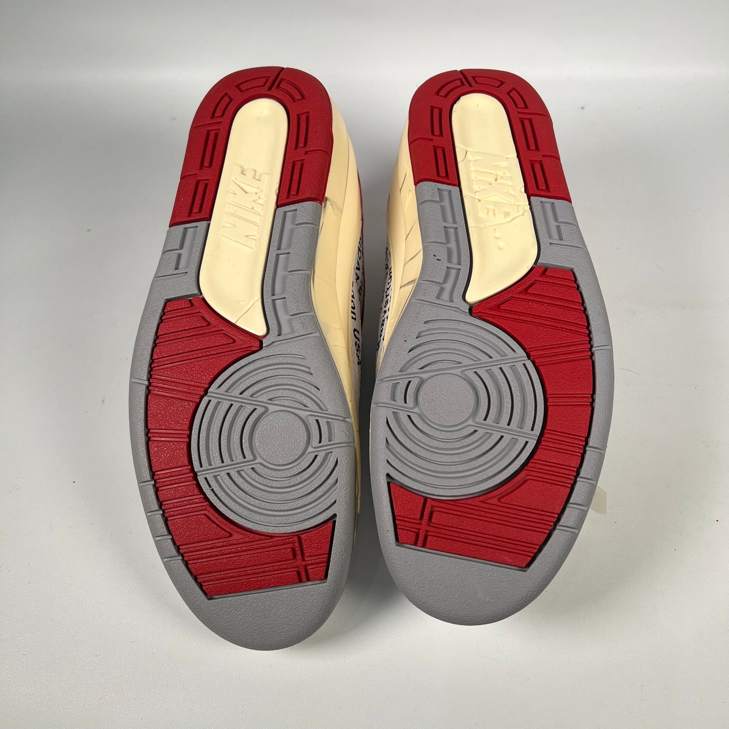 Air Jordan 2 Low Off White White Size 7 NEW S5829