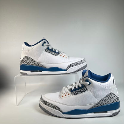 Jordan 3 Wizards (2023) Size 9 USED s23517