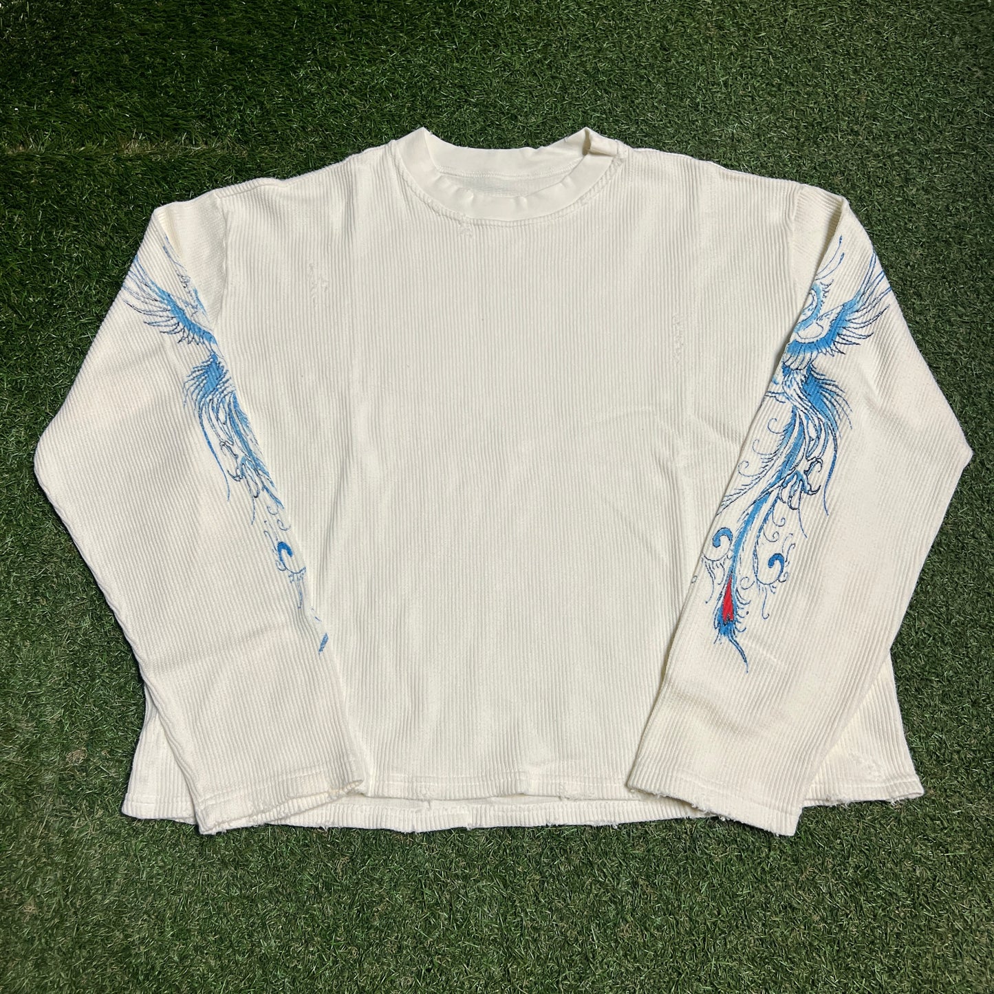 GV Gallery "Pelican" White Thermal Longsleeve Size Large NEW x12762