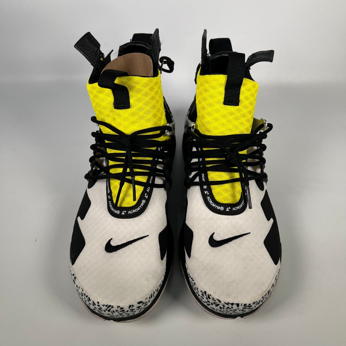 Nike Air Presto Mid Acronym Dynamic Yellow (2018) Size 8 USED s18641