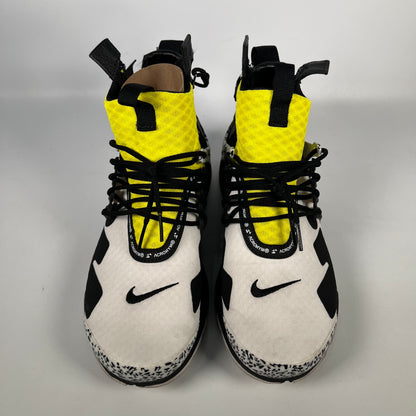 Nike Air Presto Mid Acronym Dynamic Yellow (2018) Size 8 USED s18641
