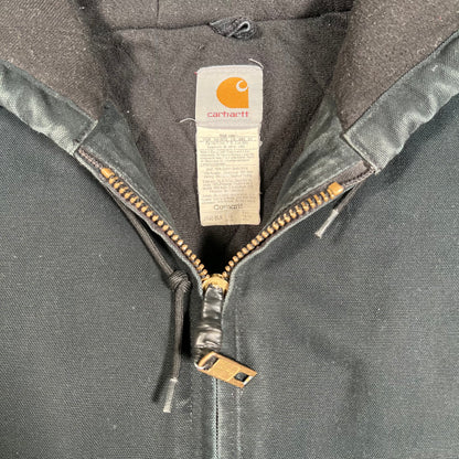 Y2K Carhartt Black Canvas Work Jacket Size XXL USED v18130