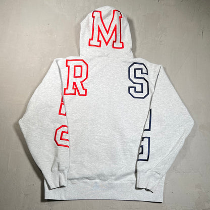 Supreme State Hooded Sweatshirt Ash Grey (2022) Size Large USED x17599