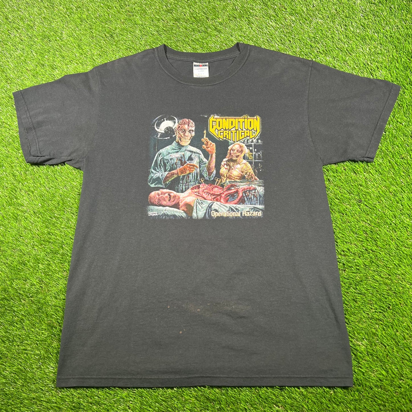 2013 Condition Critical Black Band Tee Size Medium USED v17268