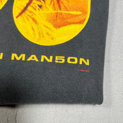 1999 Vintage Marilyn Manson Rock is dead Tee black Size XL USED v13955