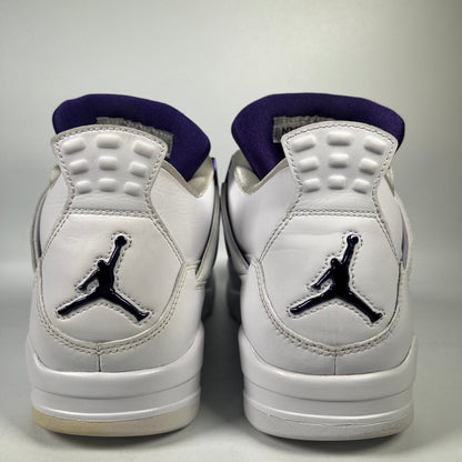 Jordan 4 Metallic Purple 2020 Size 12 USED s11305