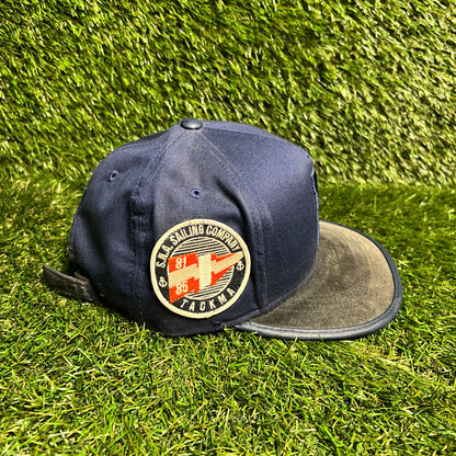 Tackma Blue T Logo Blue Hat One Size USED v15983