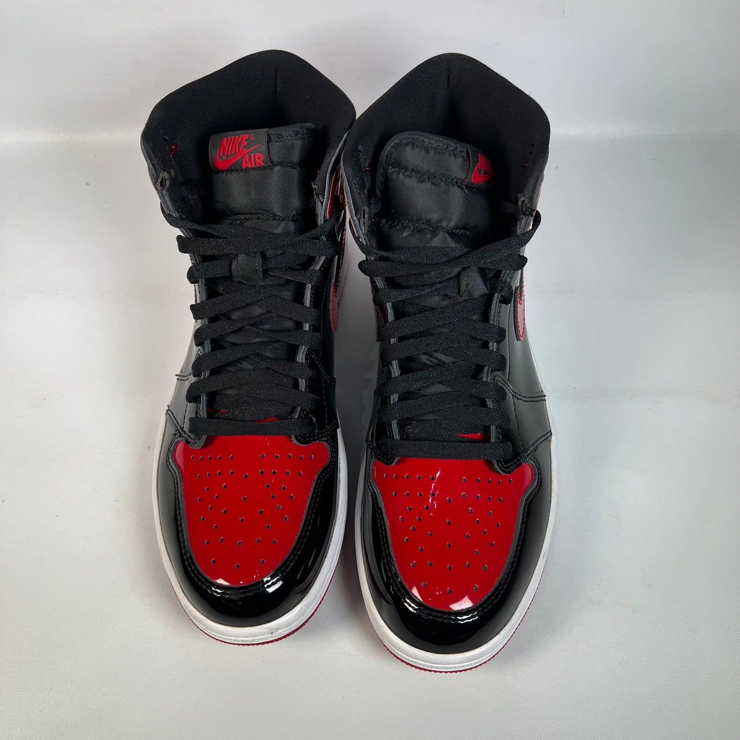 Jordan 1 Patent Bred (2021) Size 10.5 USED s21971