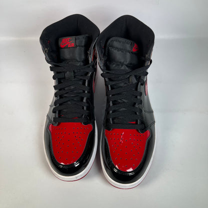 Jordan 1 Patent Bred (2021) Size 10.5 USED s21971