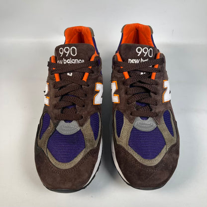 New Balance 990v2 MiUSA Brown/Purple (2023) Size 9 USED s23206