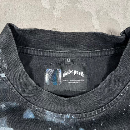 Godspeed Astronaut AOP Tee Black Size Medium USED x18894