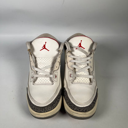 Jordan 3 White Cement Reimagined (2023) Size 3Y USED s19353