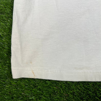 1995 Jerry Garcia Artwear Special Olympics White Tee Size Large USED v16609
