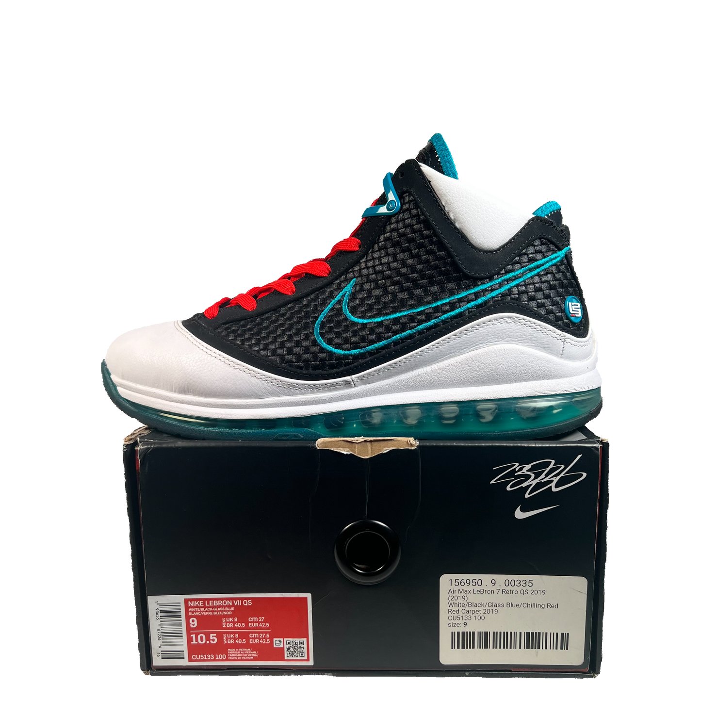 Lebron 7 Red Carpet (2019) Size 9 USED s21865
