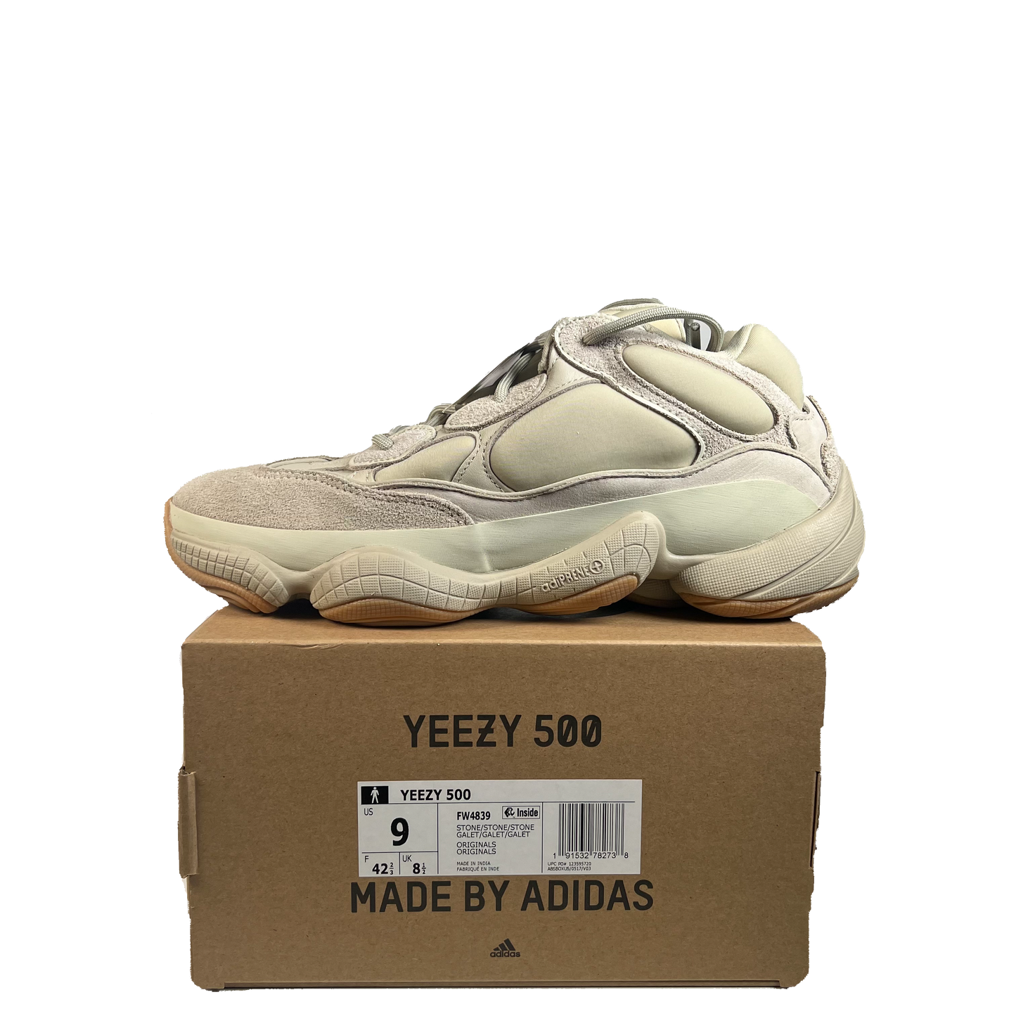 Adidas Yeezy 500 Stone (2019) Size 9 NEW s22468