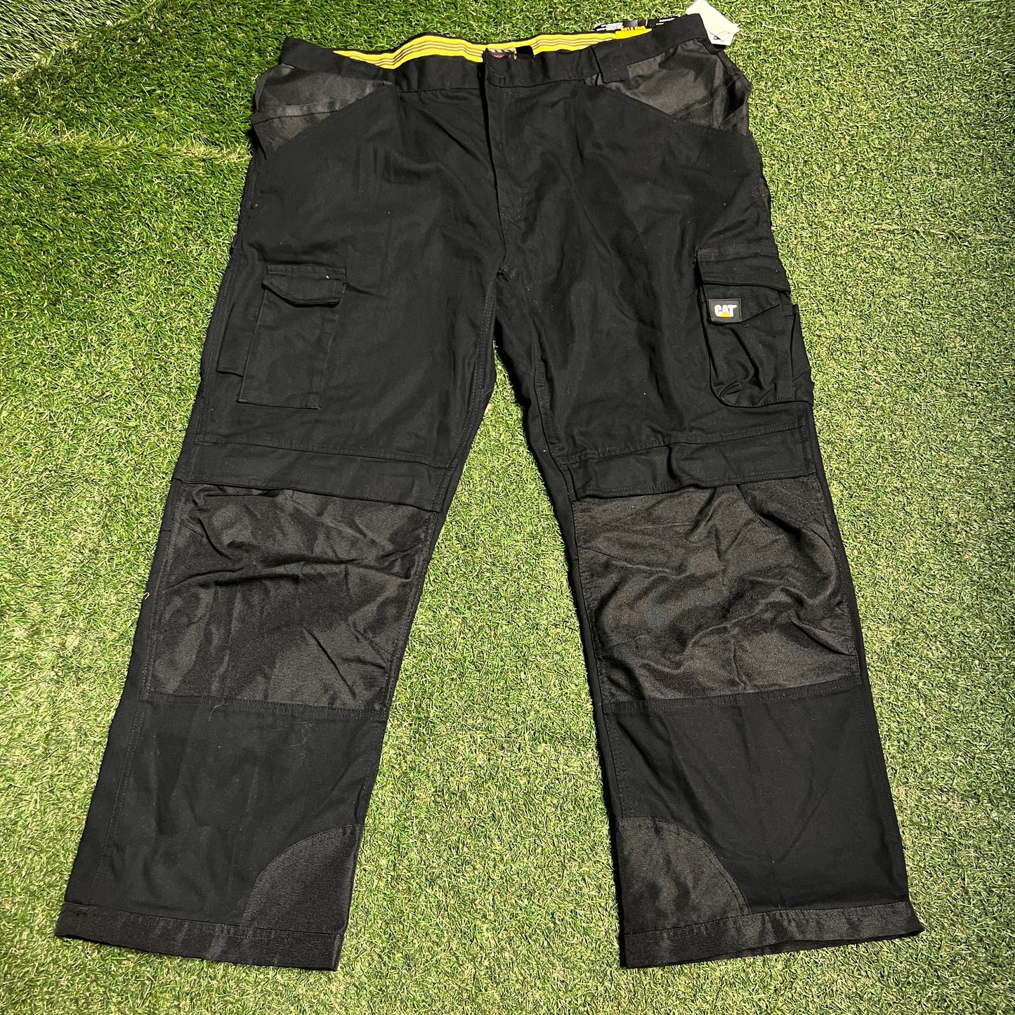 CAT Heavy Duty Black Workwear Pants Size 42 NEW x13837