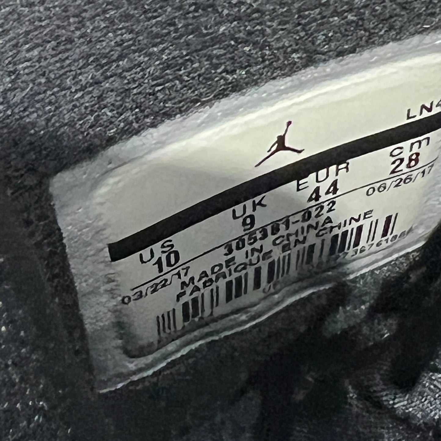 Jordan 8 Black Cement (2017) Size 10 USED s23176