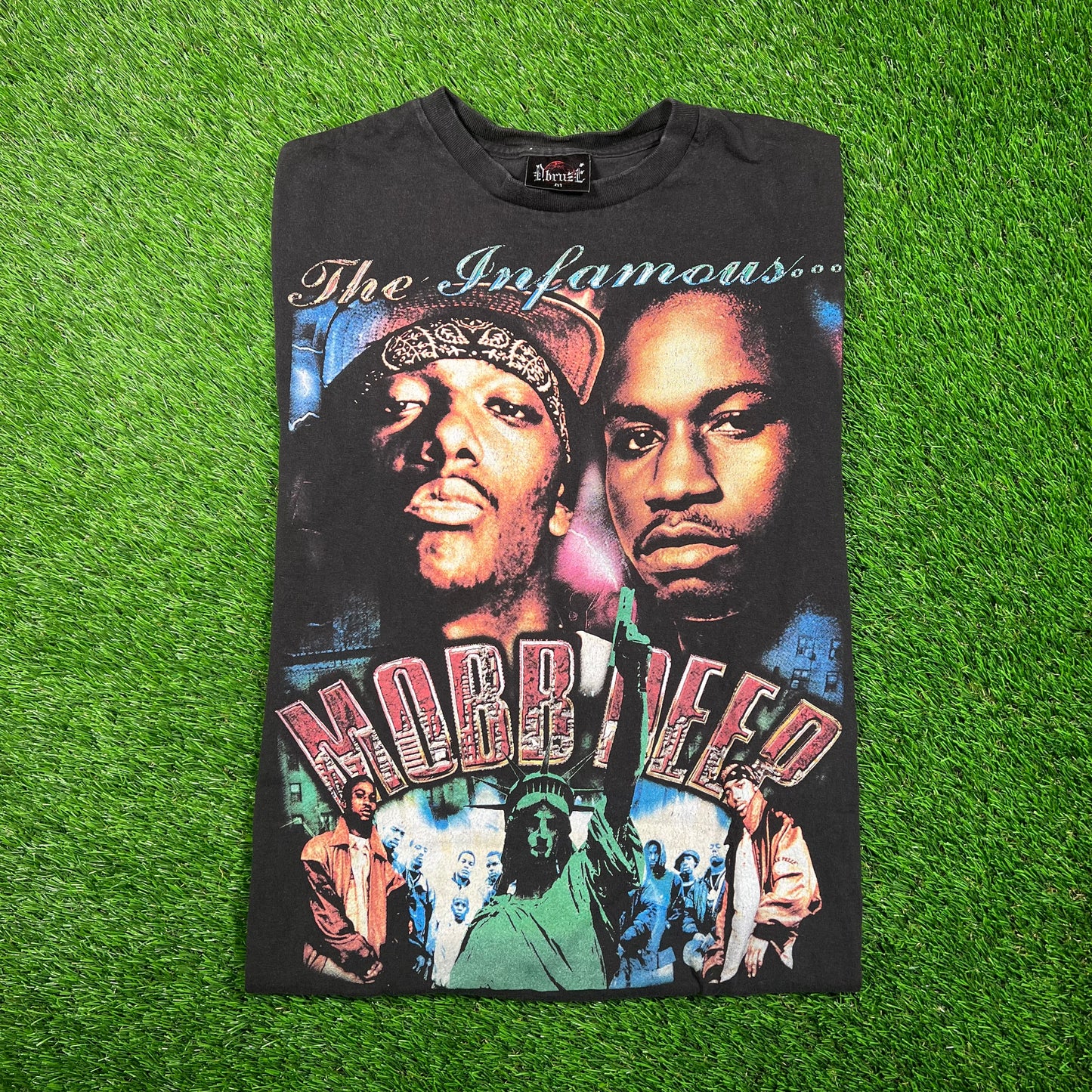Dbruze Mobb Deep AOP Rap Tee Size Medium USED v18777