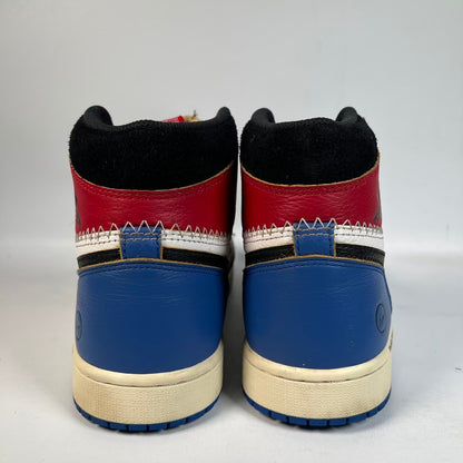 Jordan 1 High Fragment Union Varsity Red Sport Royal (2025) Size 9 USED s23647