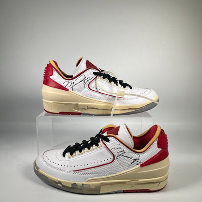 Air Jordan 2 Low Off White White Size 7 NEW S5829
