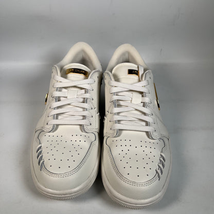 Jordan 1 Low Method of Make Sail Metallic Gold (2024) Size 8.5M/10W USED s22212