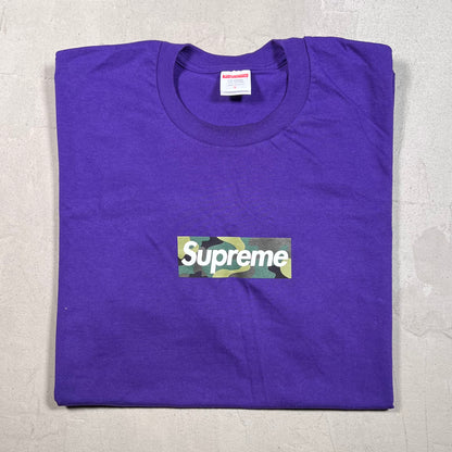 Supreme Box Logo Tee Purple (2023) Size Large USED x17585