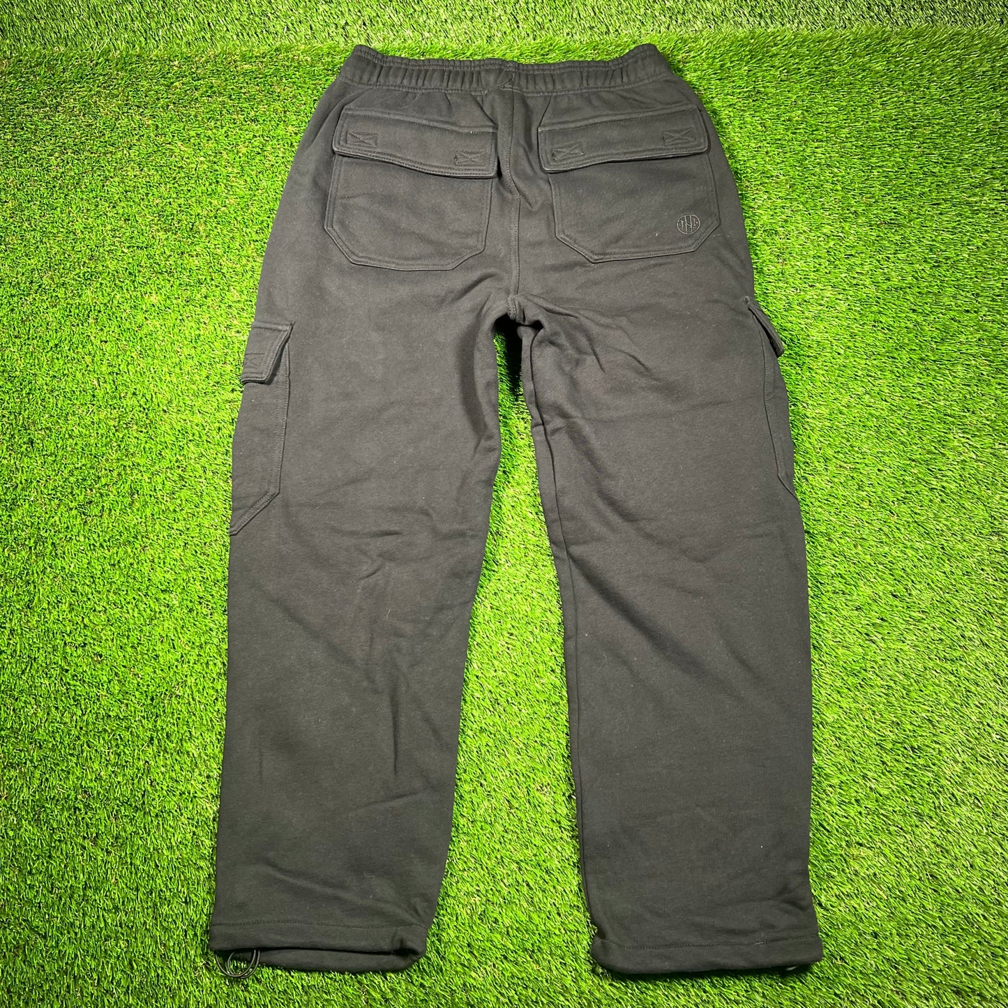 Ninth Hall Black Cargo Sweatpants Size Medium USED v18619