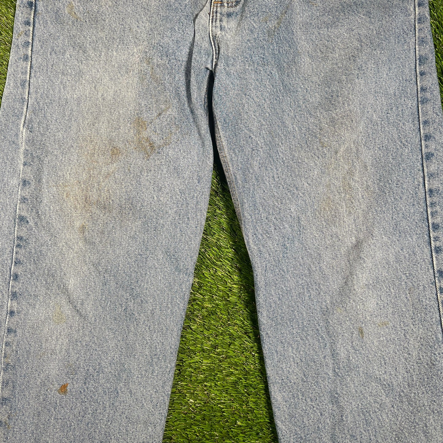 Y2K Carhartt Classic Blue Jeans Size 36x30 USED v17688