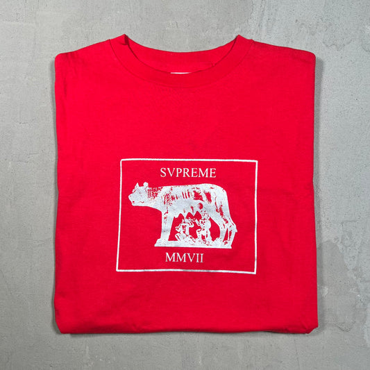 Supreme Wolfmother 2007 Red Tee Size Large NEW x8713