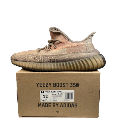 Yeezy 350v2 Sand Taupe (2020) Size 12 USED s22298