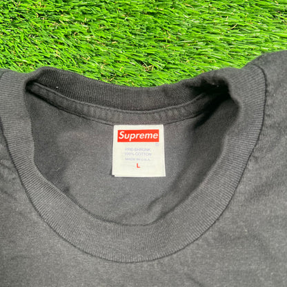 Supreme Black Hardies Bolt Tee (2023) Size Large USED x16327