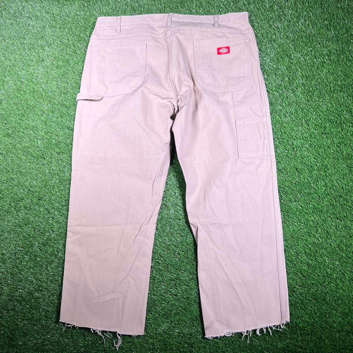 Y2K Dickies Work Wear Tan Pants Size 40x32 USED v18073