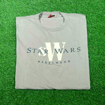 1996 Star Wars Rebelwear Sage Tee Size XXL USED v17559