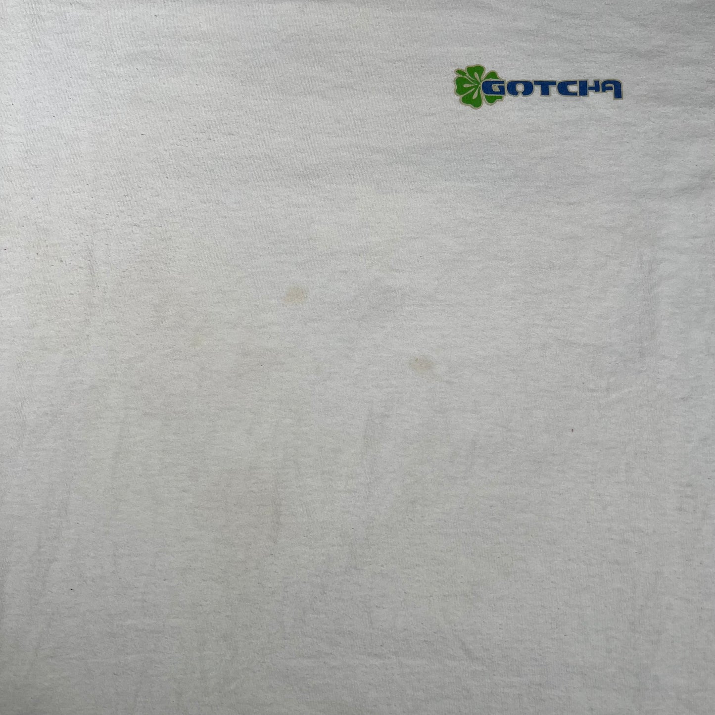 1997 Gotcha White Surf Tee Size XL USED v17382