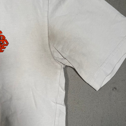 Palace Logo Tee White/Orange Size Small USED x17515