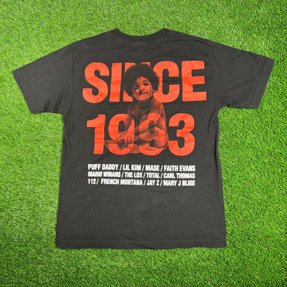 Y2K Black Bad Boy Reunion Tee Size Medium USED v18057