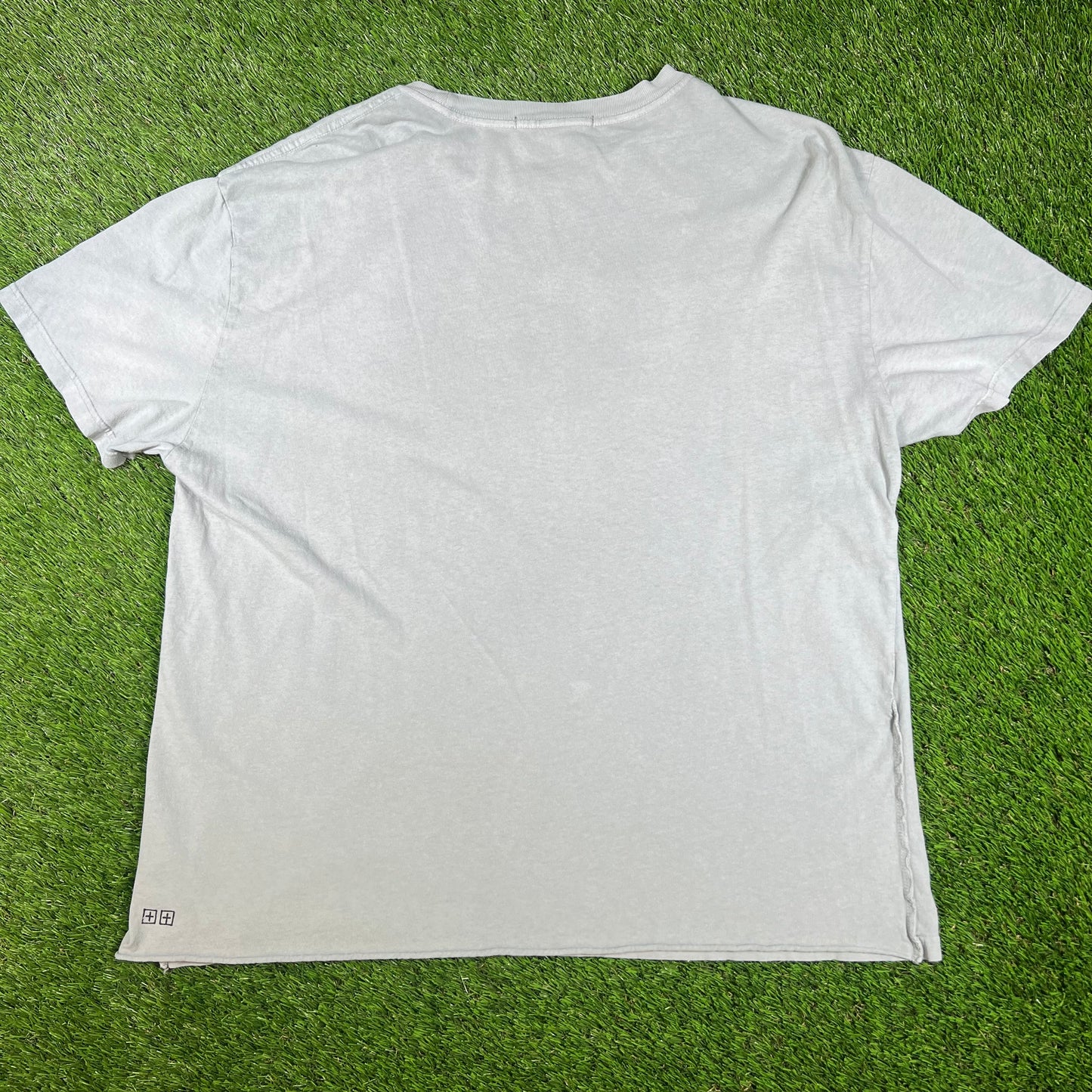 Ksubi Faded Middle Logo Seafoam Tee Size XL USED x14468