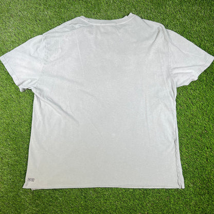 Ksubi Faded Middle Logo Seafoam Tee Size XL USED x14468