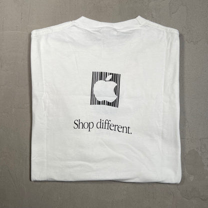 2002 Apple Soho White Shop Tee Size XL USED v15514