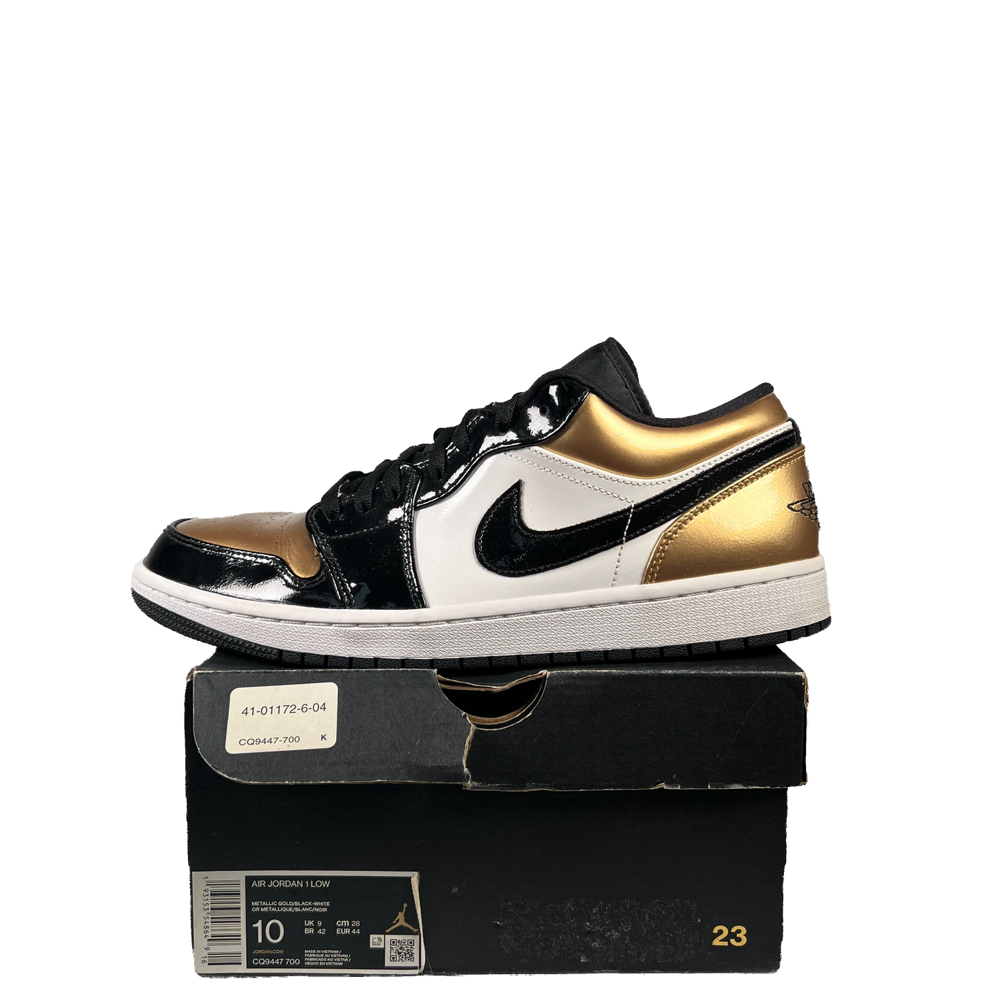 Jordan 1 Low Gold Toe (2019) Size 10 USED s19675