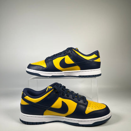 Nike Dunk Low Michigan (2021) Size 9.5 NEW s19918