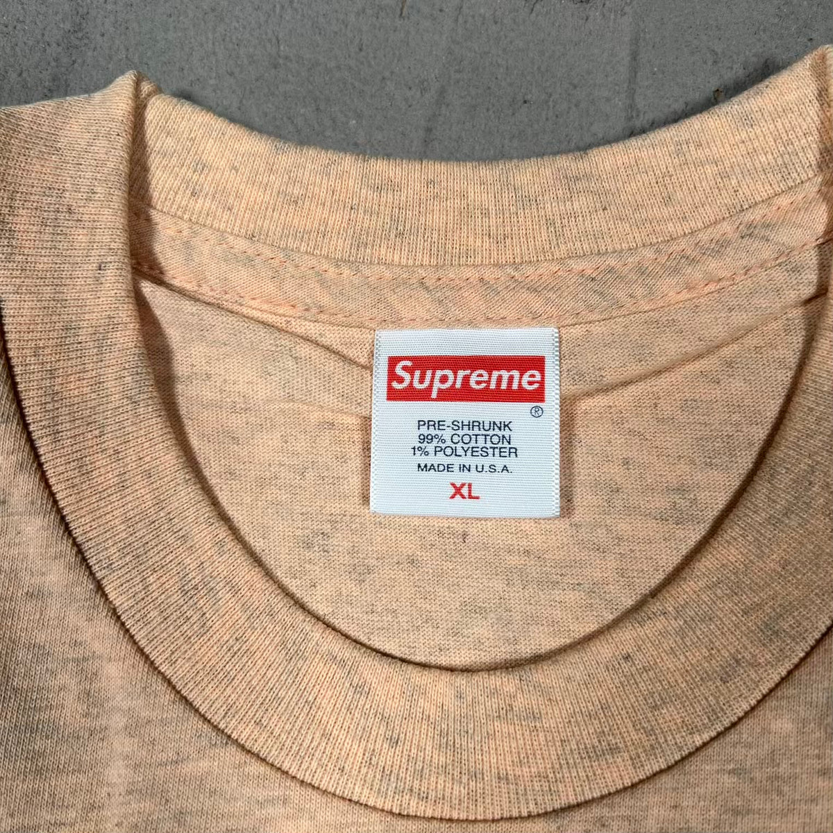 Supreme Ali Warhol Heather Orange Tee (2016) Size XL NEW x18537