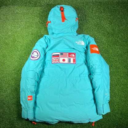 The North Face Trans-Antarctica Expedition 700 Down Park Jacket Blue Size Medium NEW x14844